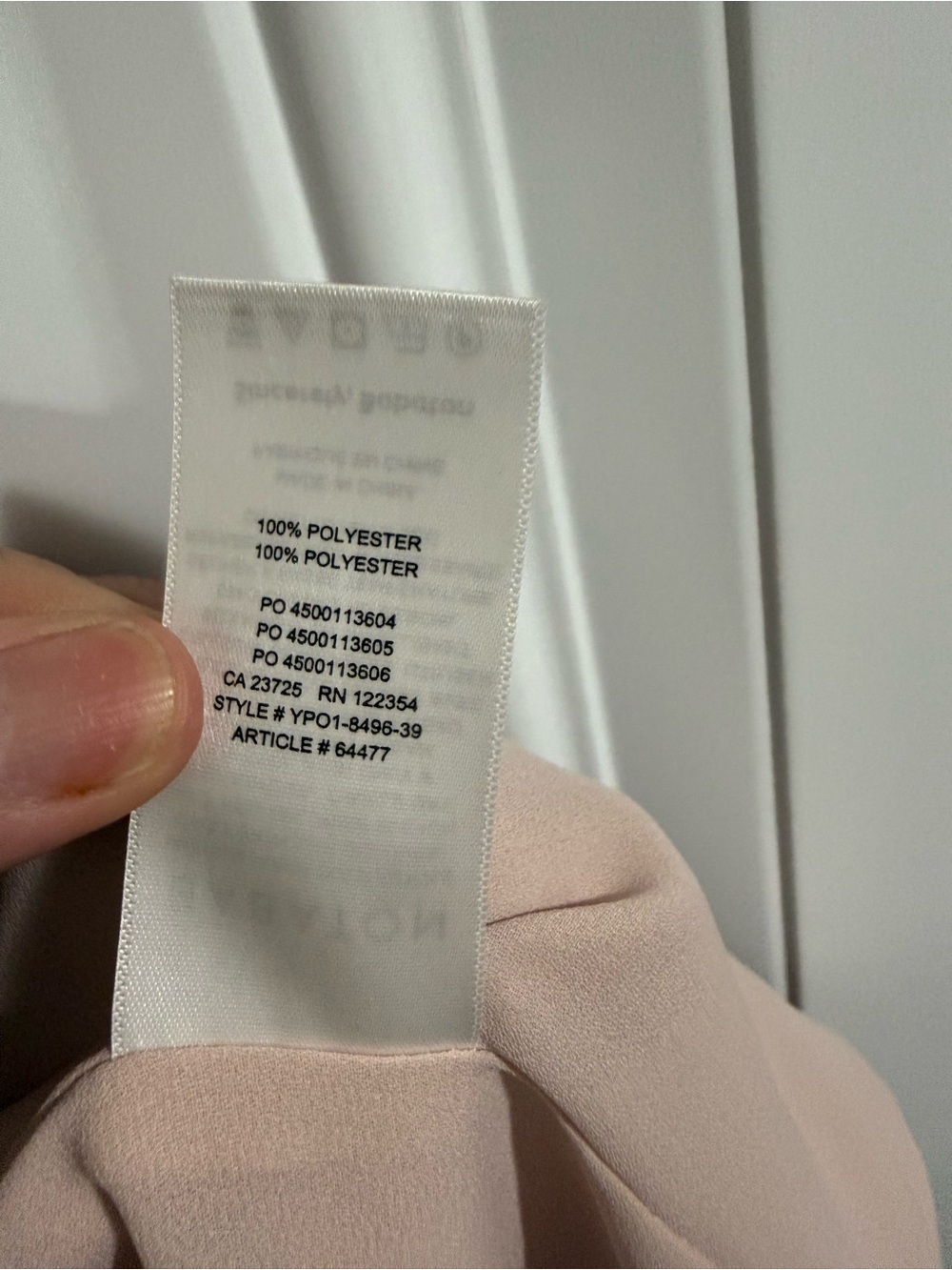 45. Aritzia Babaton Wallace Wrap Dress
Soft Blush Small - Picture 8 of 9